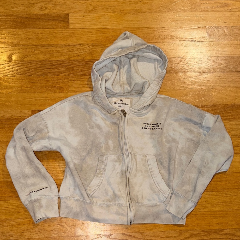 Abercrombie & Fitch Kids Blue Tie-Dye Hoodie